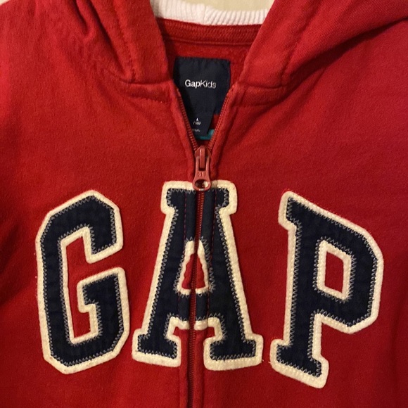 Boys GAP red sweater like new sz 10 - Picture 2 of 4